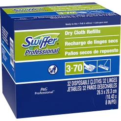Swiffer® Professional Regular Dry Cloth Sweeping Pad Refills for Swiffer Sweeper (32 Refills per Box)