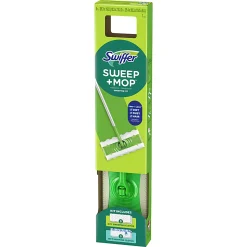 Swiffer Sweep And Mop 2-in-1 Dry + Wet Floor Mopping And Sweeping Kit, 23-1/16