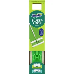 Swiffer Sweep And Mop 2-in-1 Dry + Wet Floor Mopping And Sweeping Kit, 23-1/16
