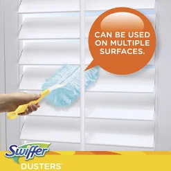 Swiffer Unscented Duster Kit - 5 pieces/Kit - 6 / Carton - Fiber - Blue, Yellow