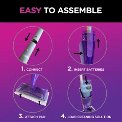 Swiffer® WetJet® Starter Kit, Purple/Silver