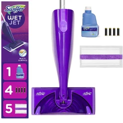 Swiffer® WetJet® Starter Kit, Purple/Silver