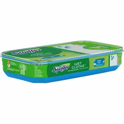 Swiffer® Wet Refill Cloths, 8 x 10, Fresh Scent, White, 12/Box, 6 Boxes/Carton