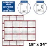 2026-2027 SwiftGlimpse Academic Monthly Wall Calendar, 18" x 24", Maroon/White, July To June, Total Qty 1