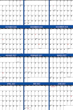 2026-2027 SwiftGlimpse Academic Monthly Wall Calendar, 18