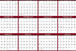 2026-2027 SwiftGlimpse Academic Monthly Wall Calendar, 32” x 48