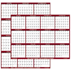 2026 SwiftGlimpse Yearly Reversible Erasable Wall Calendar, 24