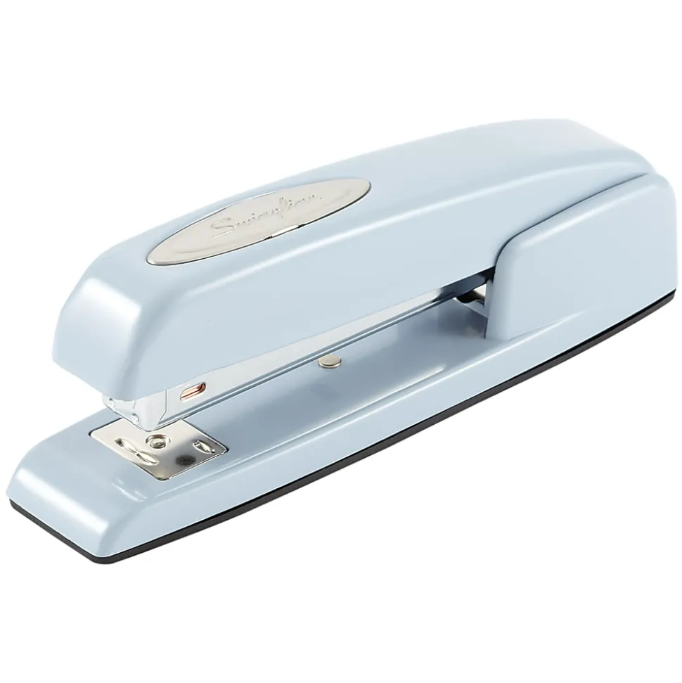 Swingline® 747® Business Stapler, 25 Sheets Capacity, Sky Blue