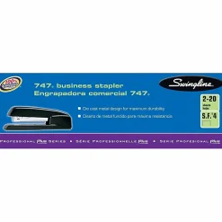 Swingline® 747® Business Stapler, 25 Sheets Capacity, Sky Blue