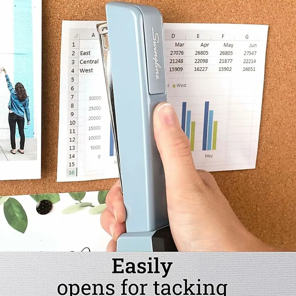 Swingline® 747® Business Stapler, Vintage Sky Blue