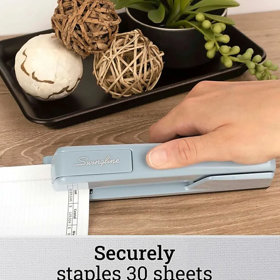 Swingline® 747® Business Stapler, Vintage Sky Blue