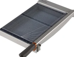 Swingline® ClassicCut Guillotine Trimmer With EdgeGlow, 25”H x 14-1/8”W x 4-5/8”D, Silver