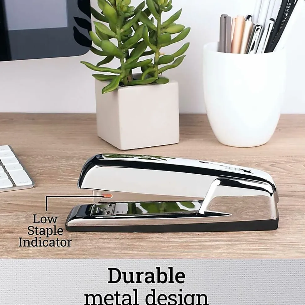Swingline® 747® Collector's Edition, 25 Sheets Capacity, Chrome
