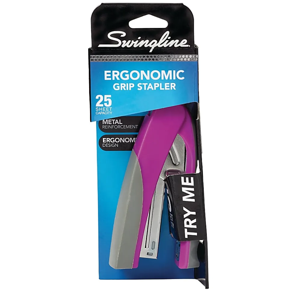 Swingline® Compact Stapler, 20 Sheets Capacity, Assorted Colors