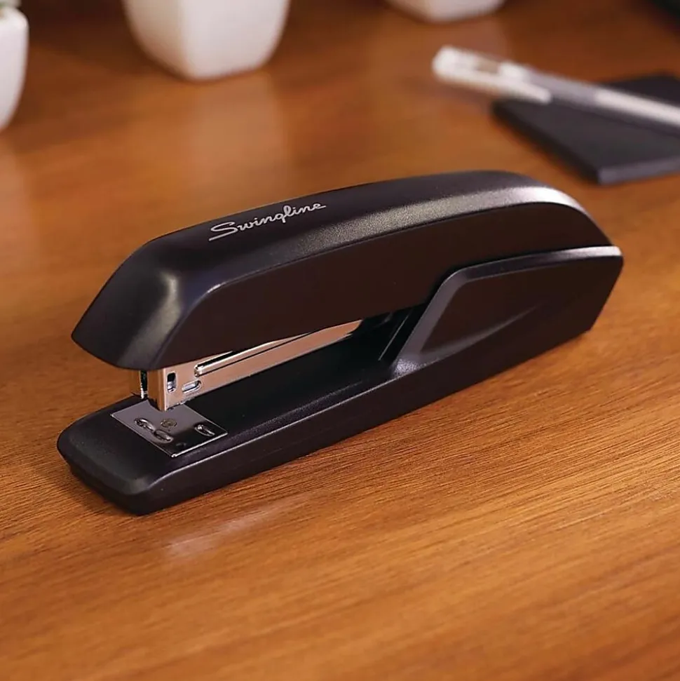 Swingline® Eco Version Standard Stapler, 15 Sheets Capacity, Black