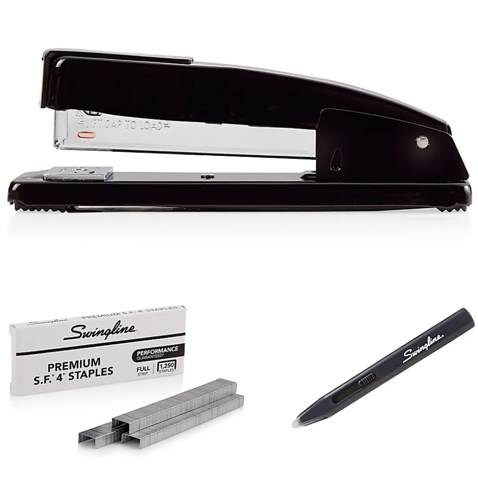 Swingline 747 Half-Strip Business Stapler, 7-1/2”, Black