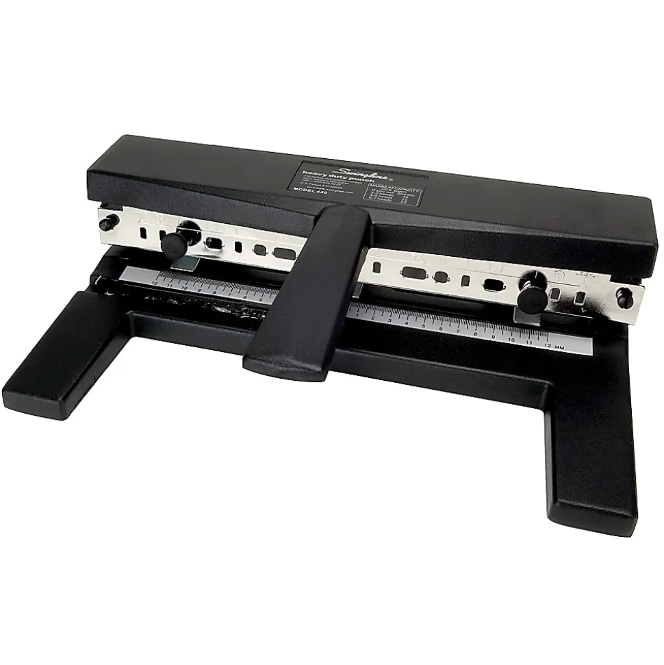 Swingline® Heavy-Duty Paper Punch, Black