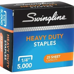 Swingline® Heavy-Duty Staples, 1/4