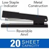 Swingline® Light Duty Stapler, 20 Sheets Capacity,Black