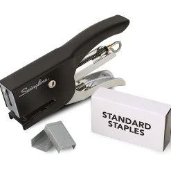 Swingline® Mini Plier Stapler Value Pack, 1,000 Staples, Black