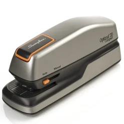 Swingline® Optima® 20 Compact Electric Stapler, 20 Sheets, Silver