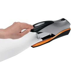 Swingline® Optima® 70 Desk Stapler, Reduced Effort, 70 Sheets, Silver