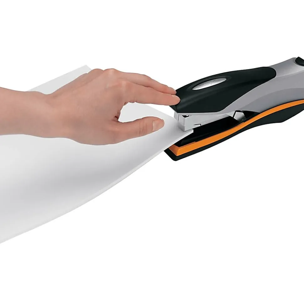 Swingline® Optima® 40 Desk Stapler, Silver/Black/Orange
