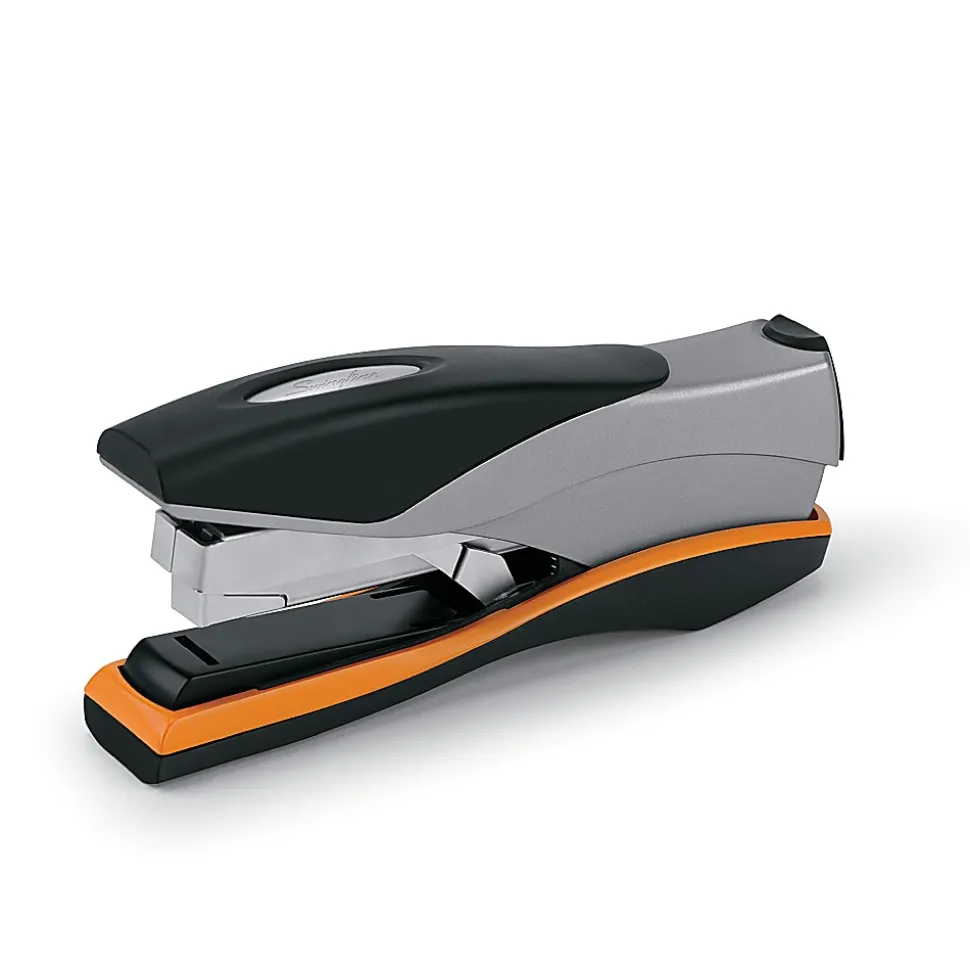 Swingline® Optima® 40 Desk Stapler, Silver/Black/Orange