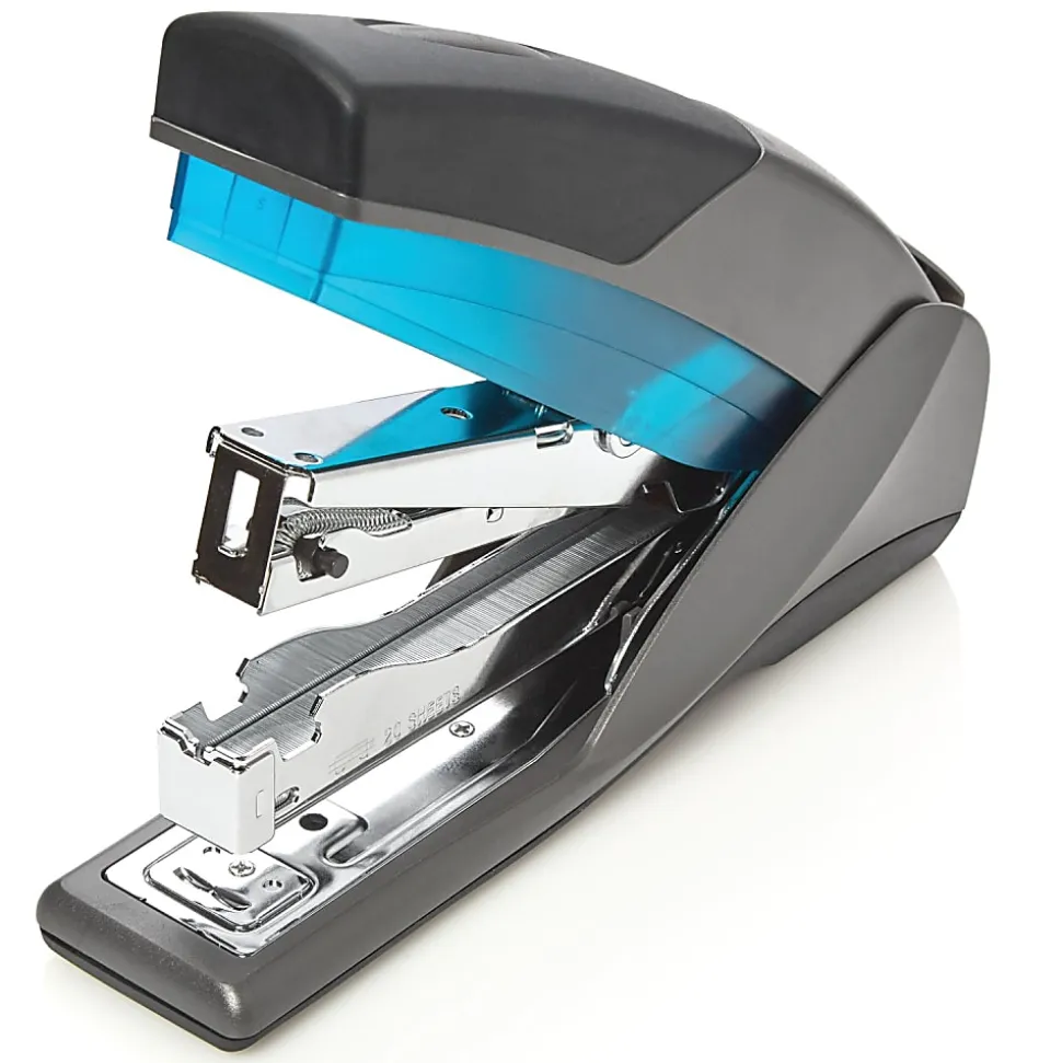 Swingline Optima 25 Reduced Effort Stapler, 25 Sheets, Blue/Gray