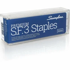 Swingline® S.F.® 3 Premium Staples, 1/4" Half Strip, Box Of 5,000