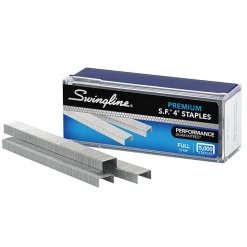Swingline® S.F. 4 Premium Staples, 1/4" Full Strip, Box Of 5,000
