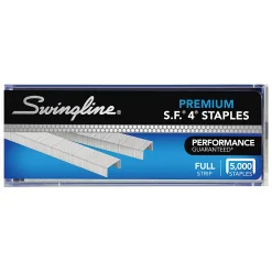Swingline® S.F. 4 Premium Staples, 1/4" Full Strip, Box Of 5,000