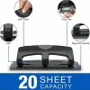Swingline® SmartTouch 3-Hole Low-Force Punch, 20-Sheet Capacity