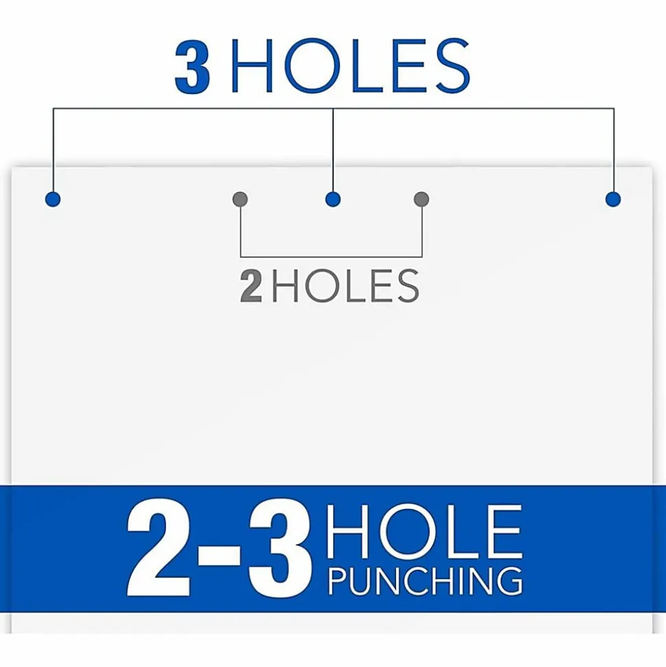 Swingline® SmartTouch 3-Hole Low-Force Punch, 20-Sheet Capacity