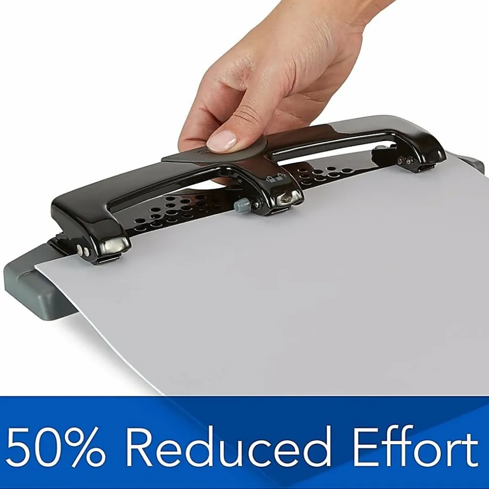 Swingline® SmartTouch 3-Hole Low-Force Punch, 20-Sheet Capacity
