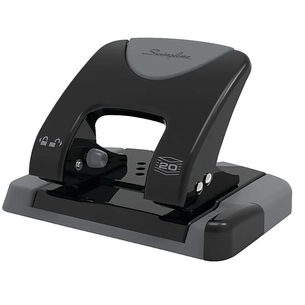 Swingline® SmartTouch 2-Hole Low-Force Punch, 20-Sheet Capacity