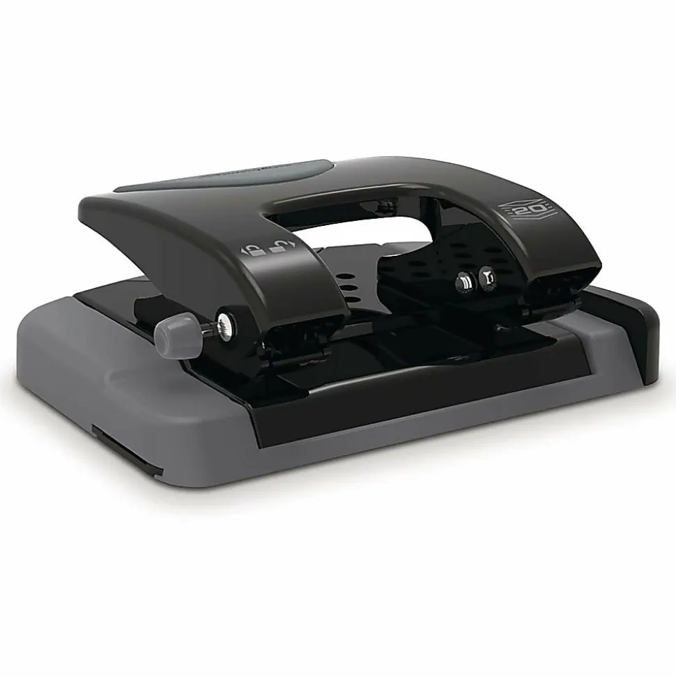 Swingline® SmartTouch 2-Hole Low-Force Punch, 20-Sheet Capacity