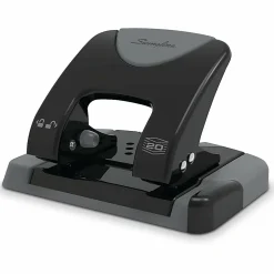 Swingline® SmartTouch 2-Hole Low-Force Punch, 20-Sheet Capacity