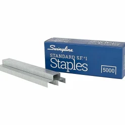 Swingline® Standard Staples, 1/4", Full Strip, Box Of 5,000