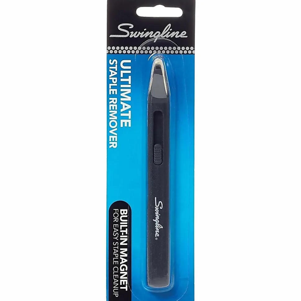 Swingline® Ultimate Staple Remover, Blade Style, Built-in Magnet, Black
