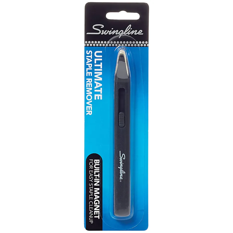 Swingline® Ultimate Staple Remover, Blade Style, Built-in Magnet, Black