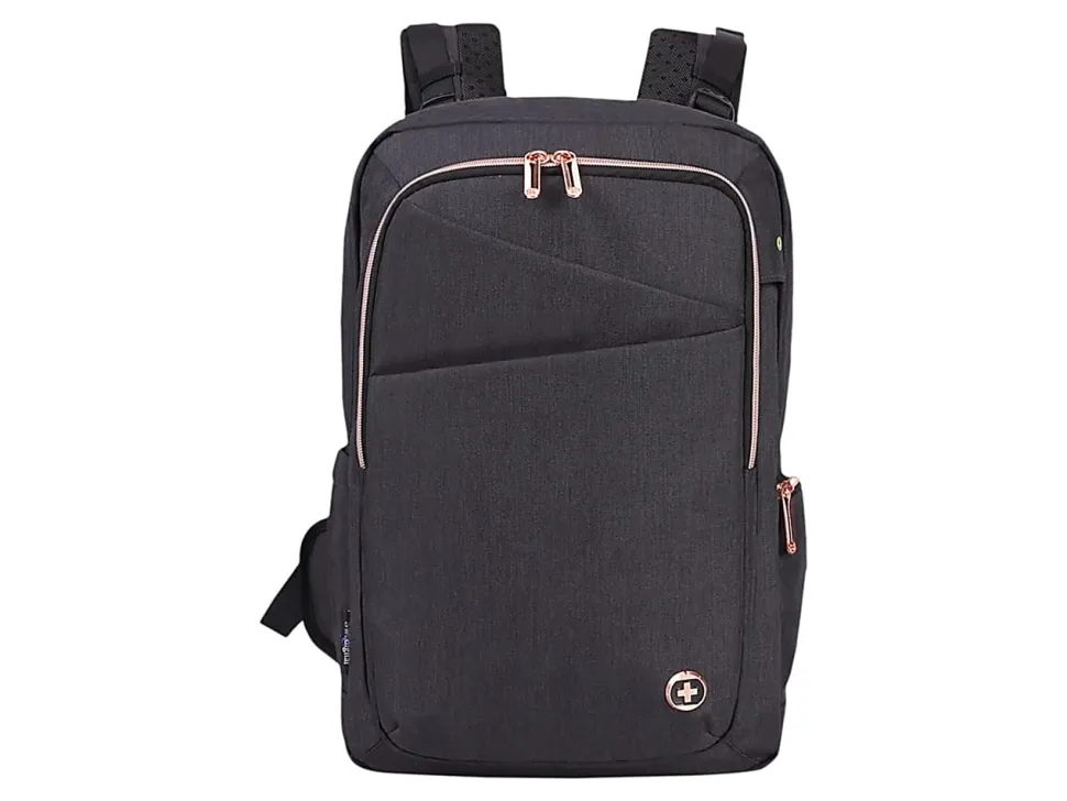 SwissDigital KatyRose Massage Business Backpack With 15.6" Laptop Pocket, Gray