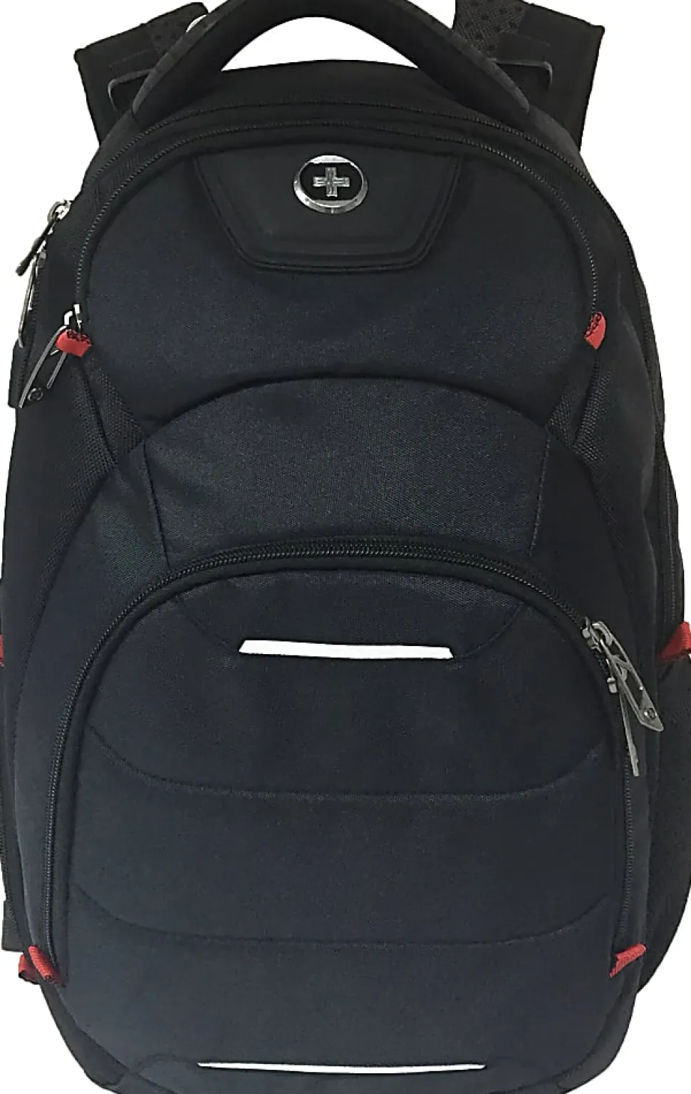 SwissDigital Neptune Massage Business Backpack With 16.1" Laptop Pocket, Black