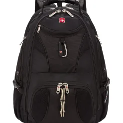 Swissgear Scansmart Backpack - Blk Fits Up To 17In Laptop Tsa Blk