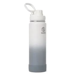 Takeya Actives Spout Reusable Water Bottle, 24 Oz, Morning Mist Ombre