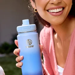 Takeya Actives Spout Reusable Water Bottle, 24 Oz, Pacific Blue Ombre