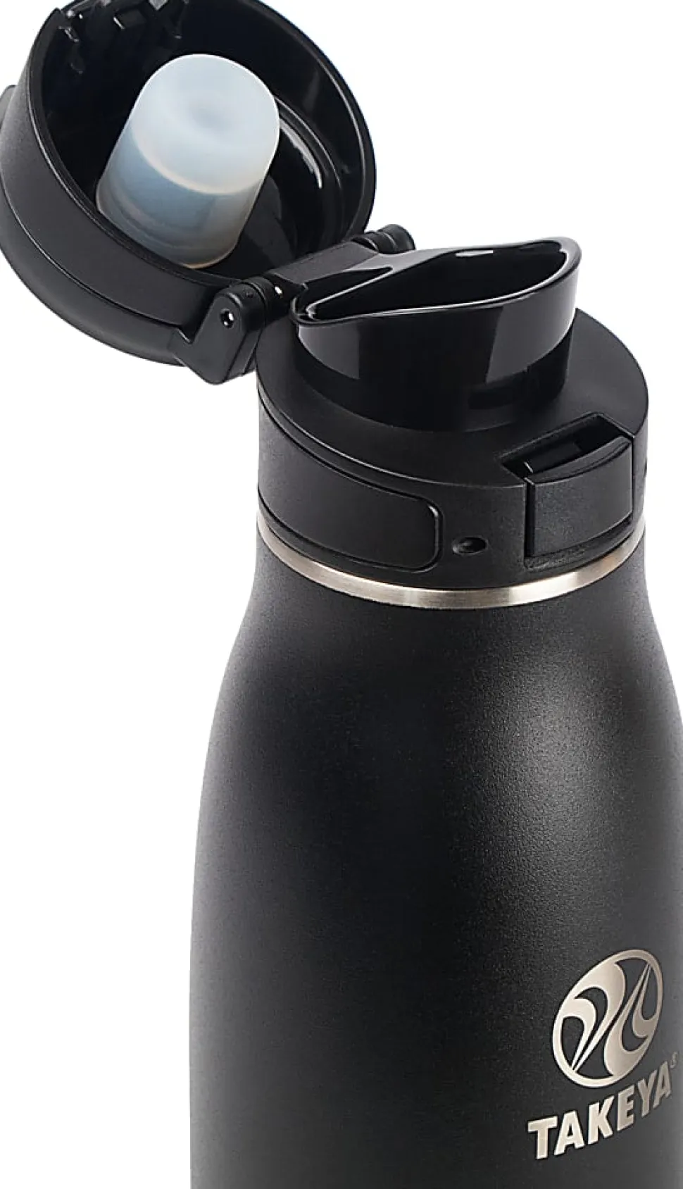 Takeya Traveler FlipLock Bottle, 17 Oz, Onyx