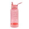 Takeya Tritan™ Motivational Water Bottle, 32 Oz, Flutter Pink
