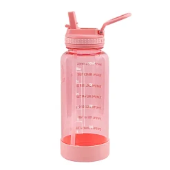 Takeya Tritan™ Motivational Water Bottle, 32 Oz, Flutter Pink