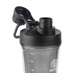 Takeya Tritan Shaker With Spout, 24 Oz, Black